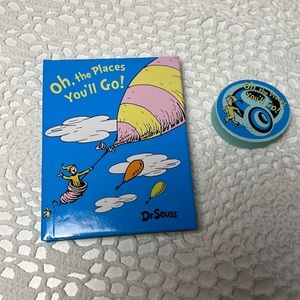Dr Suess “ Oh, the palaces You’ll Go!” Little note book and eraser NEW